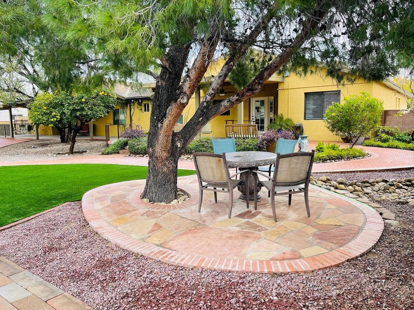 Outdoor courtyards & gardens