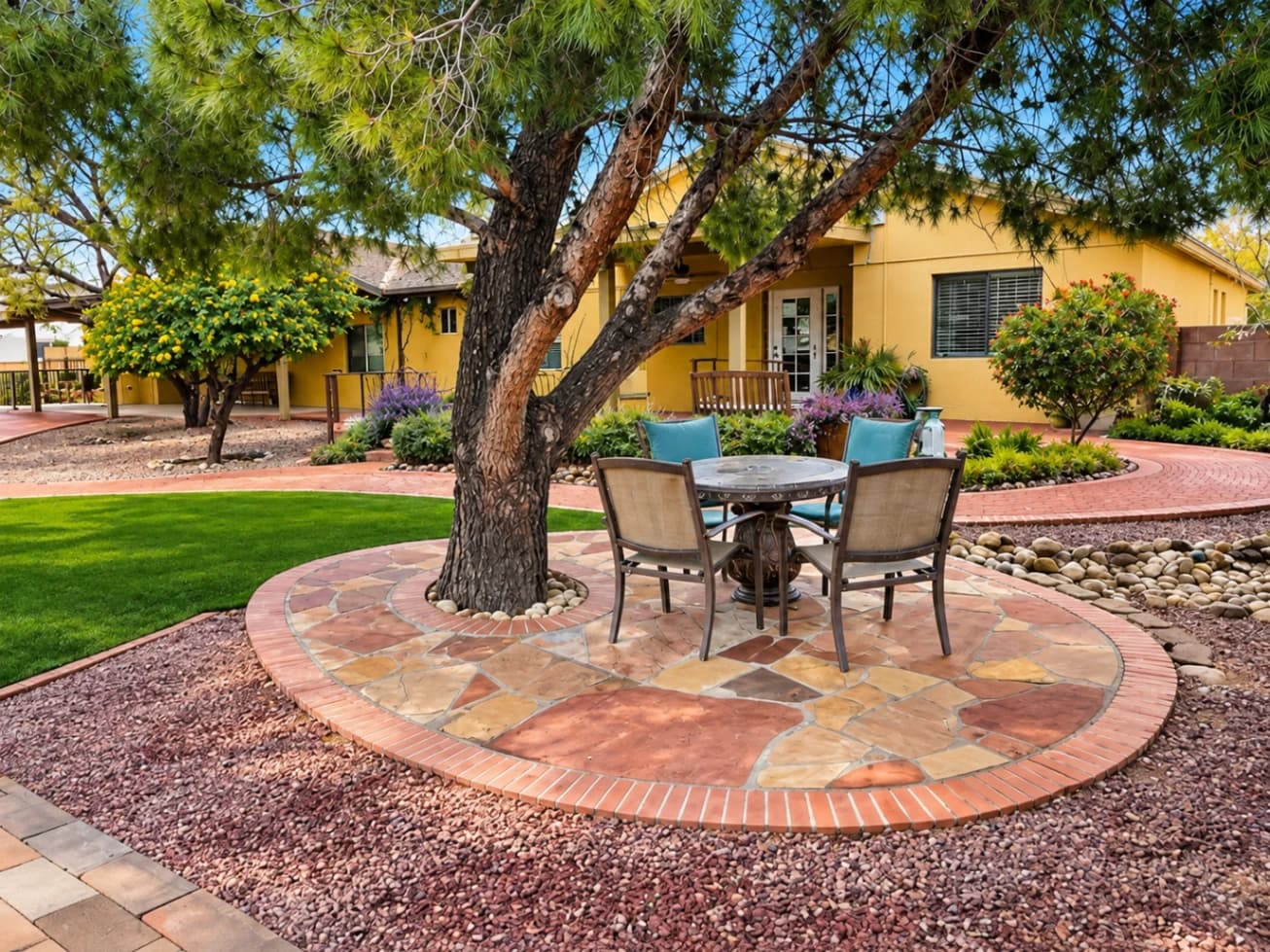 Outdoor courtyards & gardens